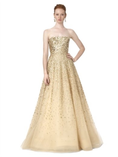 loverly gold gown